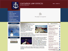Tablet Screenshot of castanerlaw.com